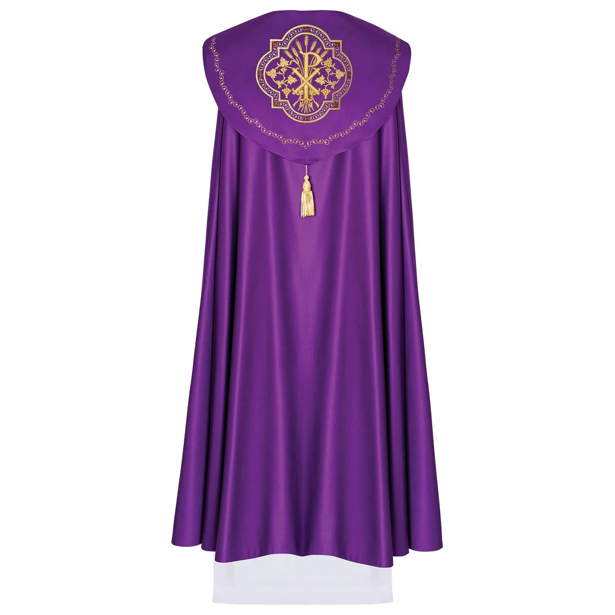 Eucharistic cope, monogram PX in 100% PE