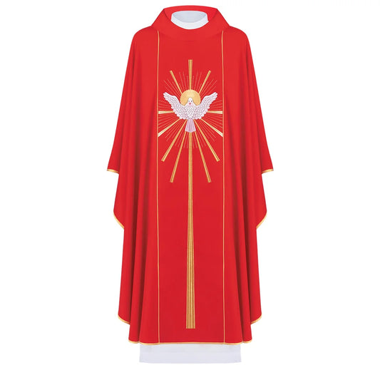 Chasuble with Holy Spirit and blazes