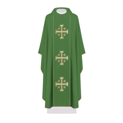 Gothic Chasuble with three crosses