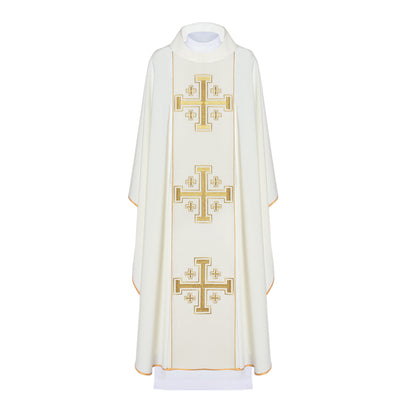 Gothic Chasuble with three crosses