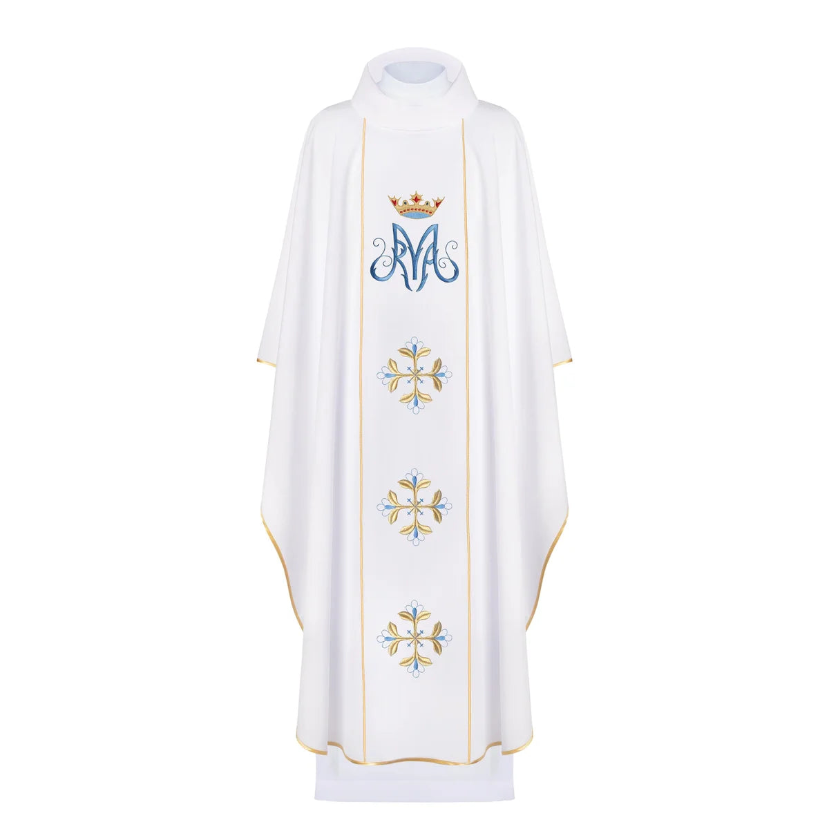 Marian chasuble in 80% PE 20% Wool