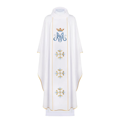 Marian chasuble in 80% PE 20% Wool