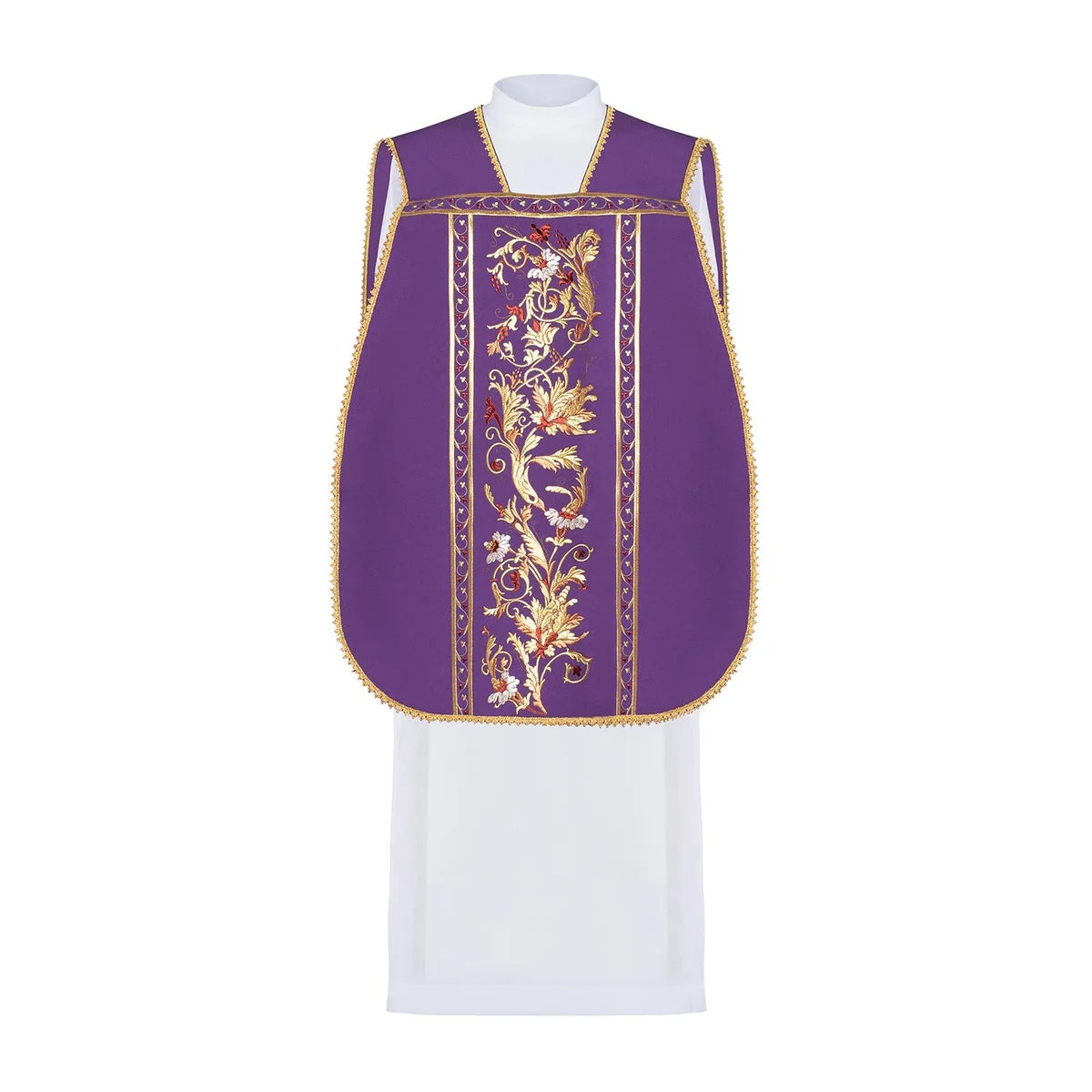 Roman chasuble embroidered with the symbol of ihs